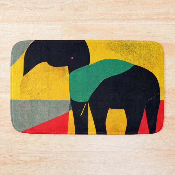 Item preview, Explore Simplistic & Minimalistic African Elephant Art designed and sold by ArtificialGenes.
