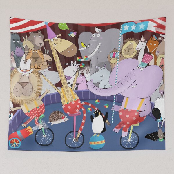 Item preview, Funny Animals At The Circus By Artist Carla Daly designed and sold by Carla Daly.