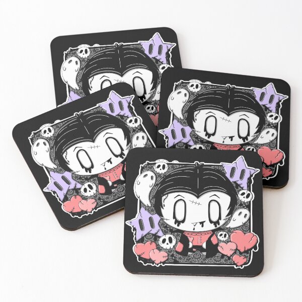 Item preview, Victor the zombie vampire boy in kawaii style designed and sold by studiomogwai.