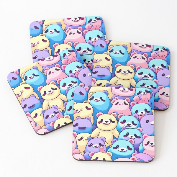 Item preview, The most adorable pastel kawaii sloth teddies pattern ever  designed and sold by 29Bumblebee.