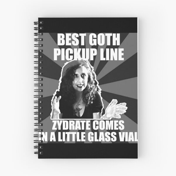 Item preview, Goth Girl Meme; Best Goth Pickup Line, Zydrate Comes In A Little Glass Vial designed and sold by GreaterGrander.