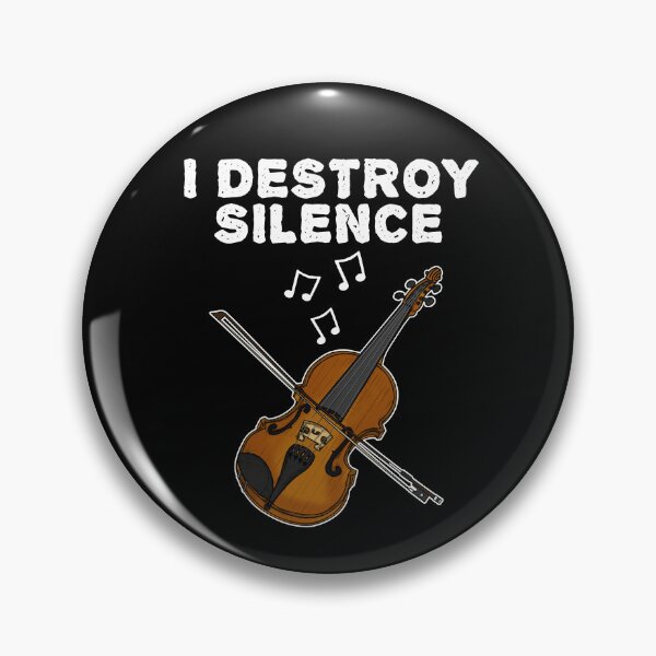 Item preview, Violin, I Destroy Silence, Violinist String Musician Funny designed and sold by doodlerob.