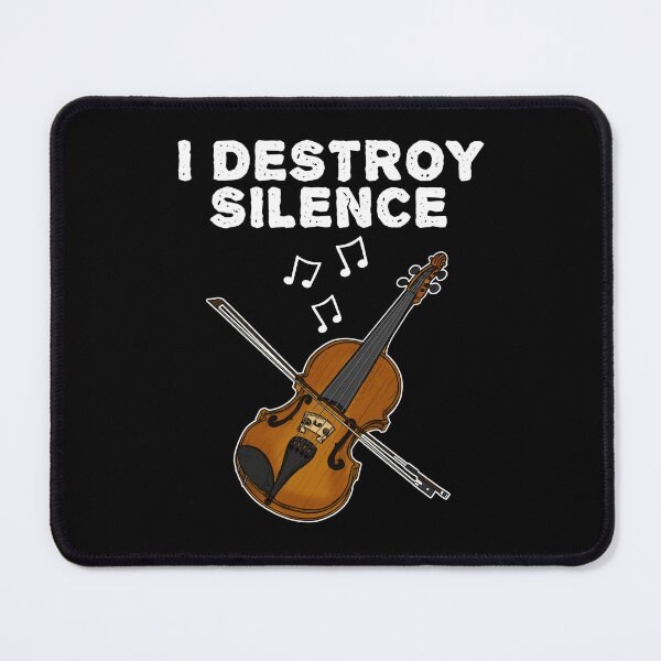 Item preview, Violin, I Destroy Silence, Violinist String Musician Funny designed and sold by doodlerob.