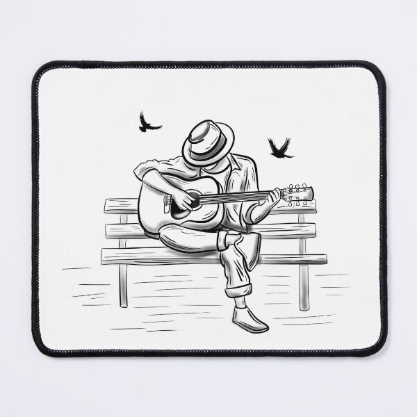 Item preview, The Guitarist designed and sold by Top Dog Tees.