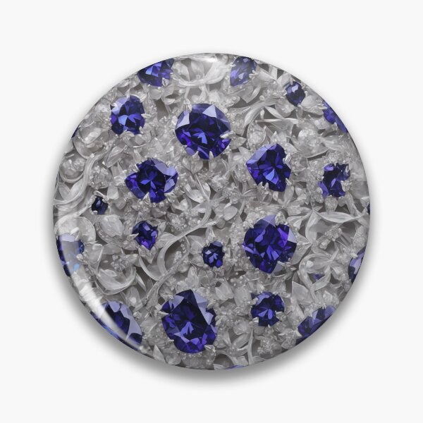 Item preview, Blue diamond and platinum designed and sold by PatDoArt.