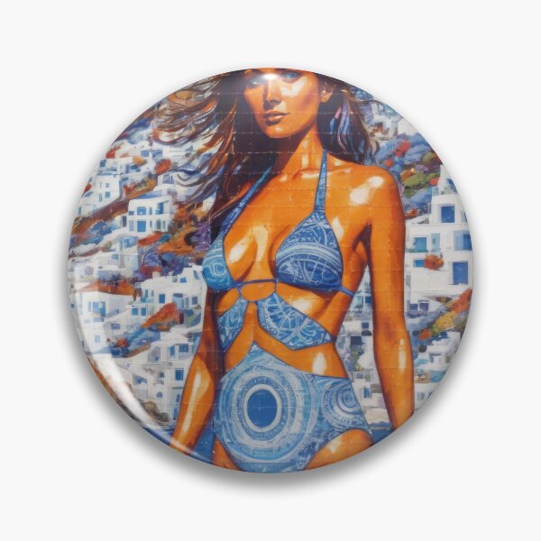 Item preview, Santorini girl designed and sold by Pepooteric.