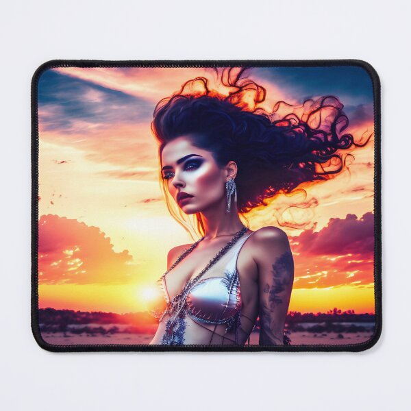 Item preview, Beautiful woman with an amazing sky  designed and sold by M-Y-A-R-T-.
