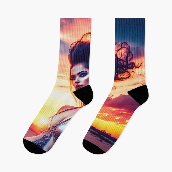 Item preview, Beautiful woman with an amazing sky  designed and sold by M-Y-A-R-T-.
