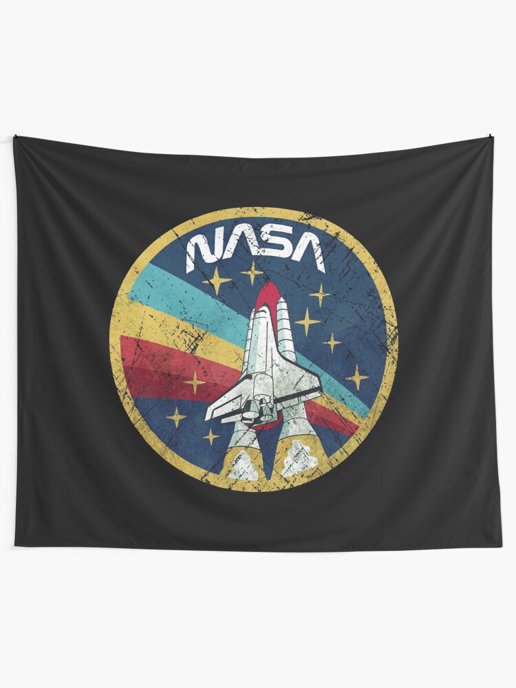 Alternate view of Nasa Vintage Colors V01 Tapestry