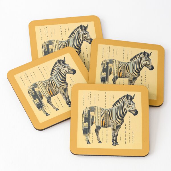 Item preview, Zebra, stripe, striped artwork designed and sold by silent-violin.