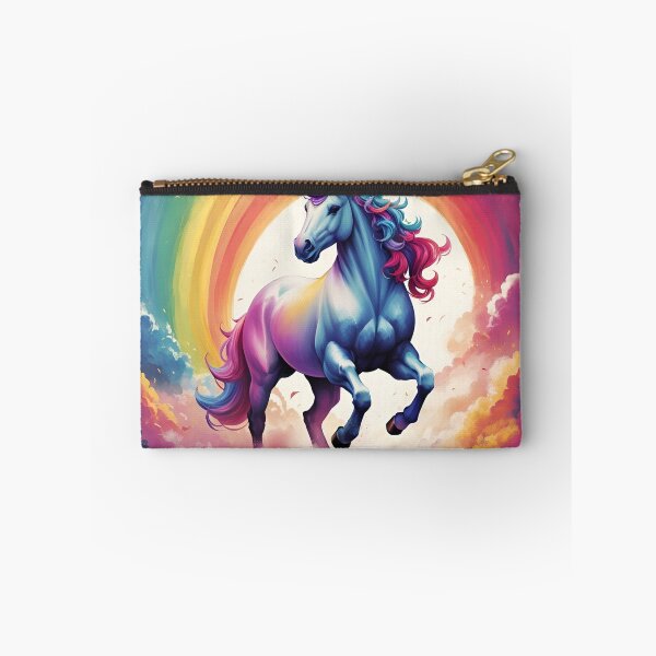 Item preview, Majestic Unicorn against the Rainbow designed and sold by ArtVibeInk.