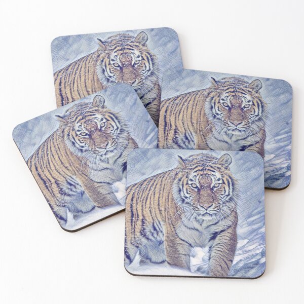 Item preview, Tiger Penwork designed and sold by JSTArts.