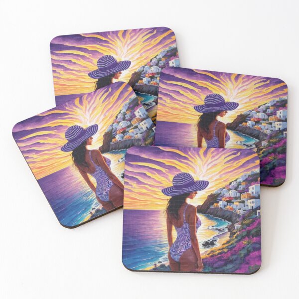 Item preview, Influencer girl in Santorini designed and sold by Pepooteric.