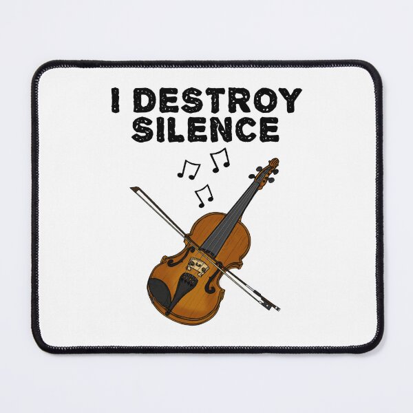 Item preview, Violin, I Destroy Silence, Violinist String Musician designed and sold by doodlerob.