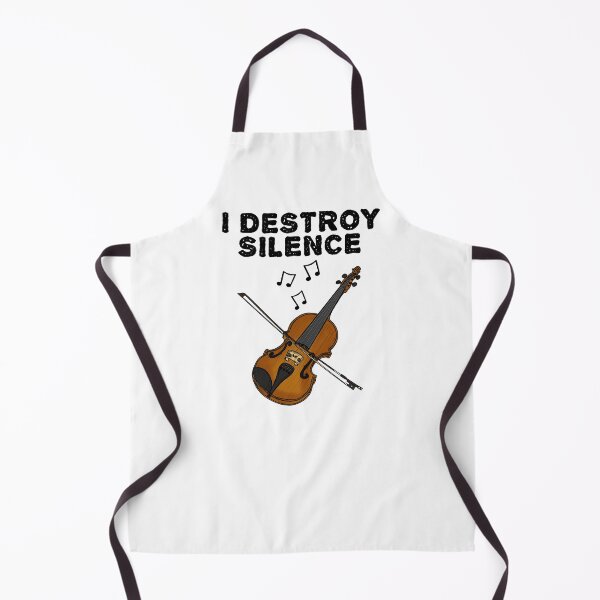 Item preview, Violin, I Destroy Silence, Violinist String Musician designed and sold by doodlerob.