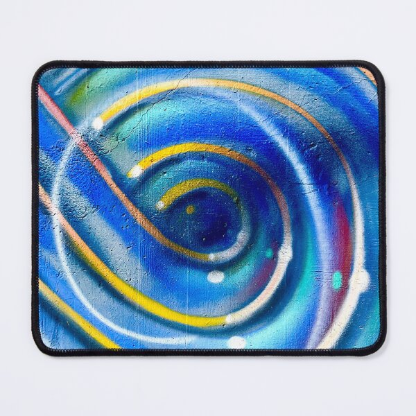Item preview, Graffiti art lover lines abstract blue art wall designed and sold by Tropical Blood.