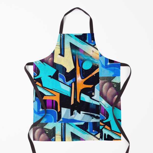 Item preview, Abstract colorful graffiti textures lines cool wall art designed and sold by Tropical Blood.