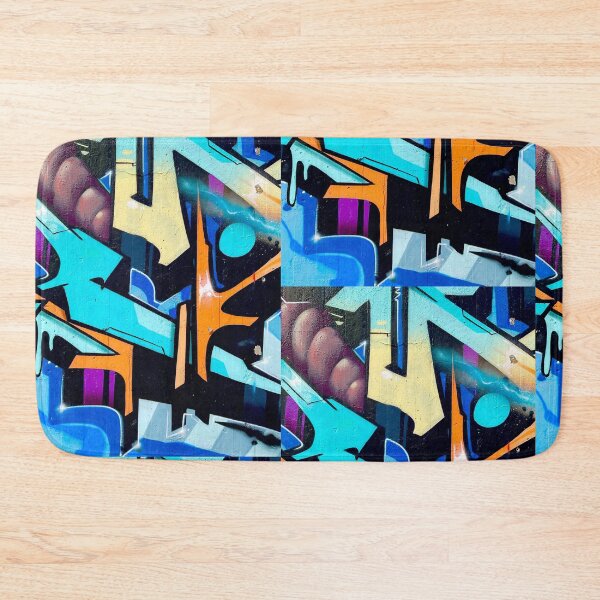 Item preview, Abstract colorful graffiti textures lines cool wall art  designed and sold by Tropical Blood.