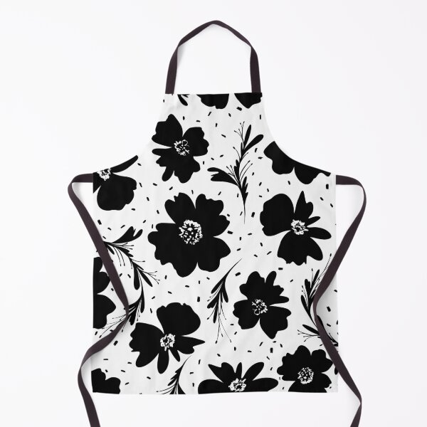 Item preview, black and white floral design designed and sold by cemreyigitsahin.