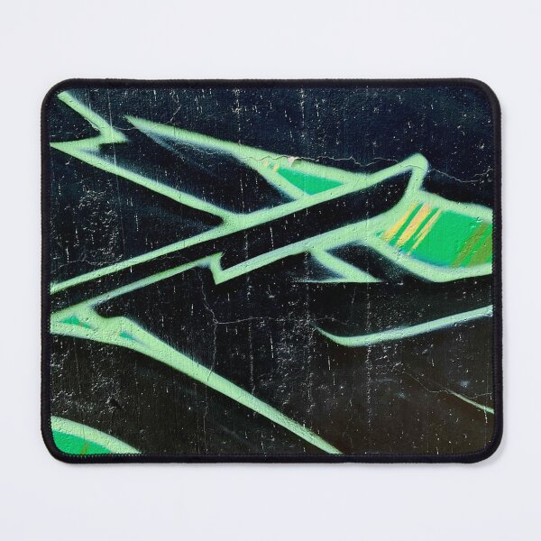 Item preview, Black green graffiti wall art textures wall art designed and sold by Tropical Blood.