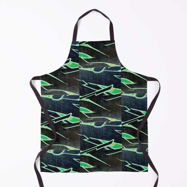 Item preview, Black green graffiti wall art textures wall art designed and sold by Tropical Blood.
