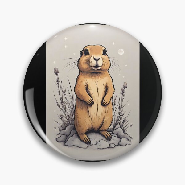 Item preview, Prairie Dog Harmony - Whimsical Wildlife Art designed and sold by FunArtDesigns00.