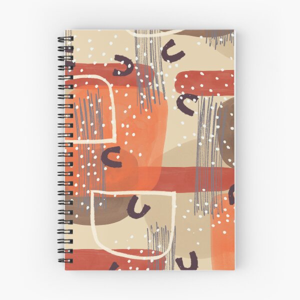 Item preview, Autumn Orange and Umber Abstract Pattern designed and sold by Blue-Banana.