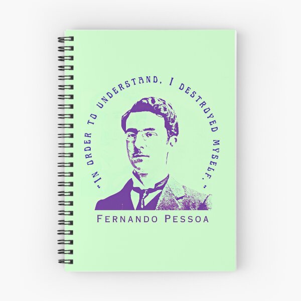 Item preview, Fernando Pessoa quote: “In order to understand, I destroyed myself.” designed and sold by artbleed.