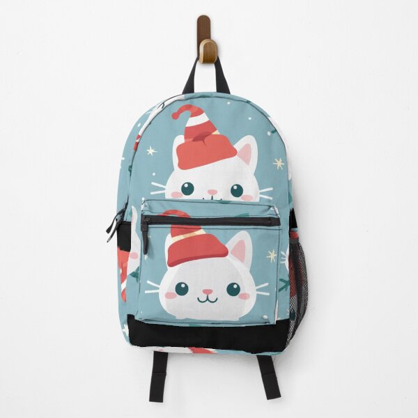 Item preview, Kawaii christmas kitten Merry Catmas Sweet Kittens Best retro Kawaii designed and sold by OliveAndSnow.