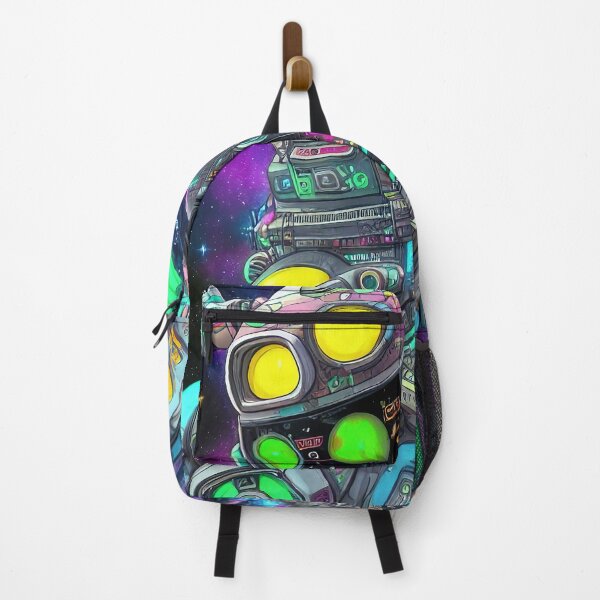 Item preview, Purple robot futuristic, scifi, robotics, cool, space, tech, cyber designed and sold by Cyber Kids.