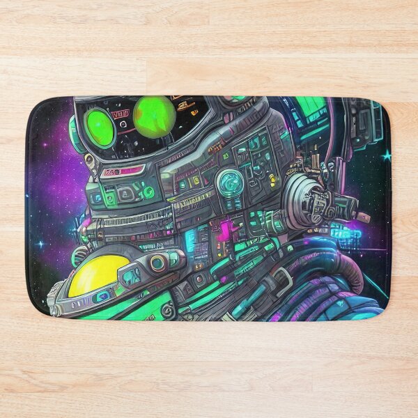 Item preview, Purple robot futuristic, scifi, robotics, cool, space, tech, cyber designed and sold by Cyber Kids.
