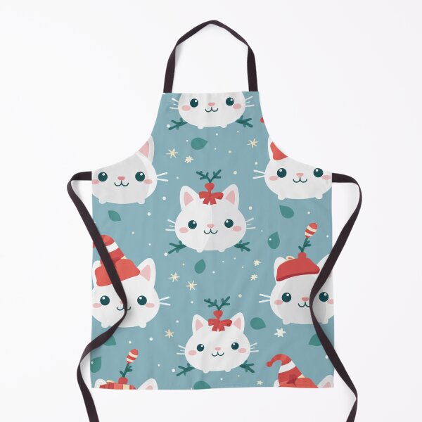 Item preview, Kawaii christmas kitten Merry Catmas Sweet Kittens Best retro Kawaii designed and sold by OliveAndSnow.