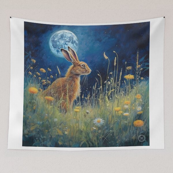 Item preview, Moonlit Reverie: The Hare's Serenity 03 designed and sold by thewandswant.