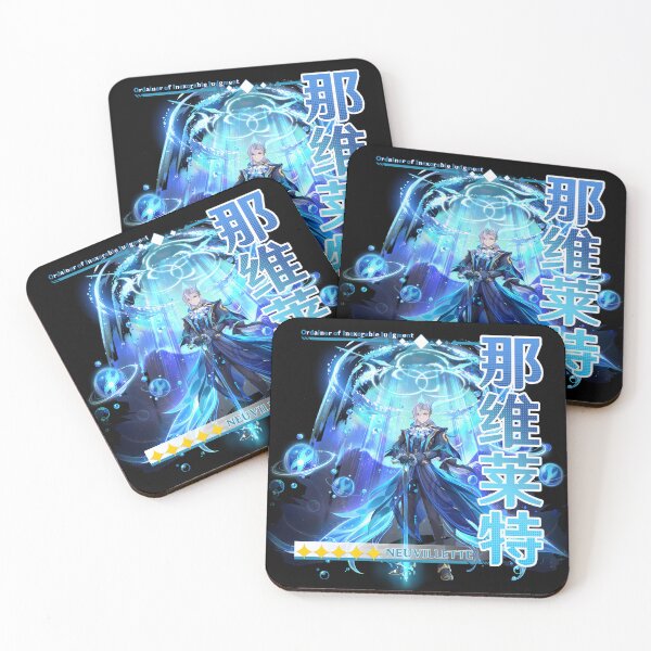 Aperçu de l'œuvre Neuvillette Splash, Genshin Impact créée et vendue par Astral Drop.
