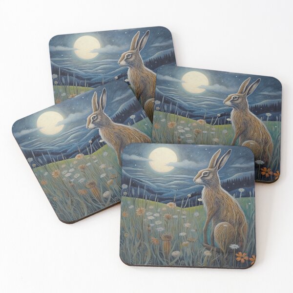 Item preview, Moonlit Reverie: The Hare's Serenity 04 designed and sold by thewandswant.
