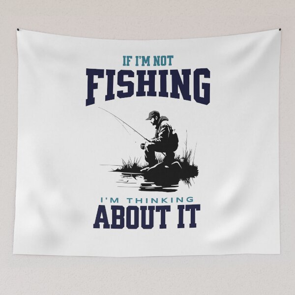 Item preview, If im not fishing im thinking about it - Bassmasters - Bonefish - Fishing Rod holder - Fishing is my life designed and sold by JansenGS.