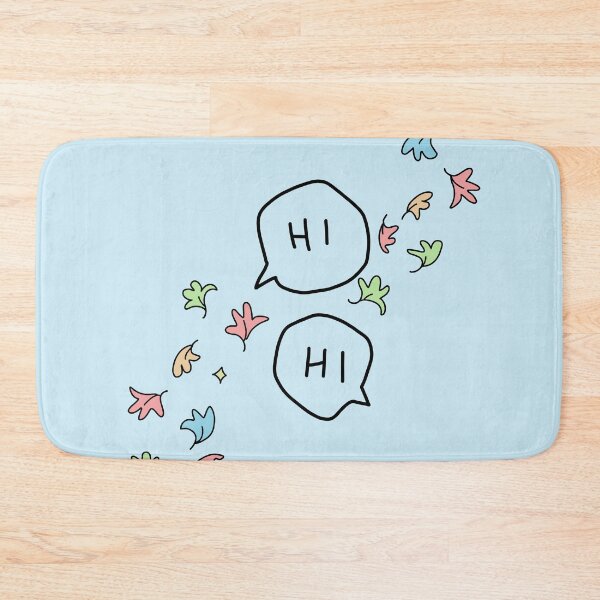 Item preview, Heartstopper “hi” leaves  designed and sold by Moonance.