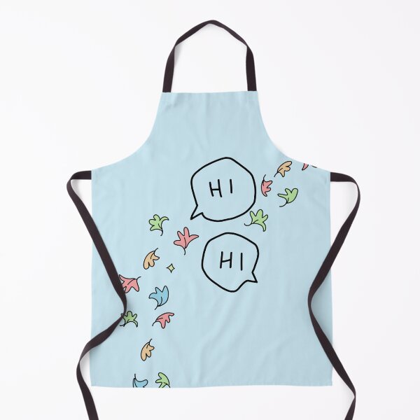 Item preview, Heartstopper “hi” leaves designed and sold by Moonance.