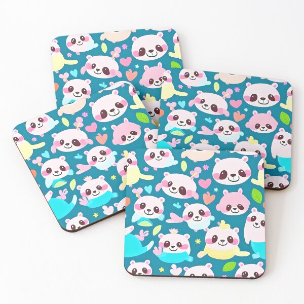 Item preview, The cutest pastel kawaii baby sloth faces pattern ever  designed and sold by 29Bumblebee.