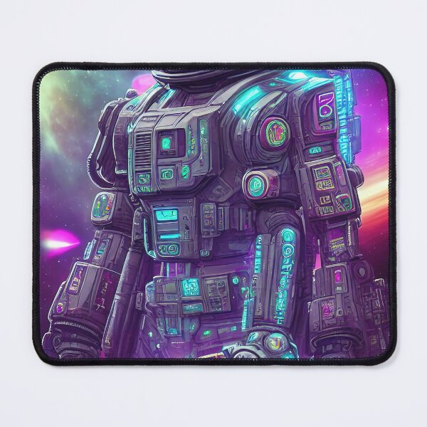 Item preview, Purple robot futuristic, scifi, robotics, cool, space, tech, cyber designed and sold by Cyber Kids.