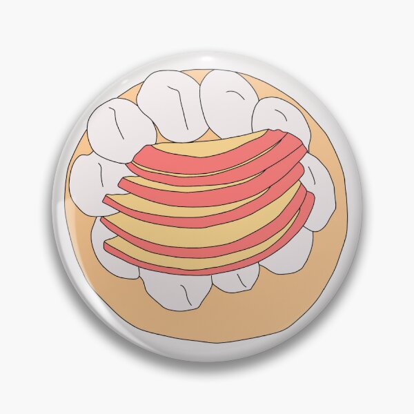 Item preview, Cake with apple slices and cream on top designed and sold by Eathusiast.