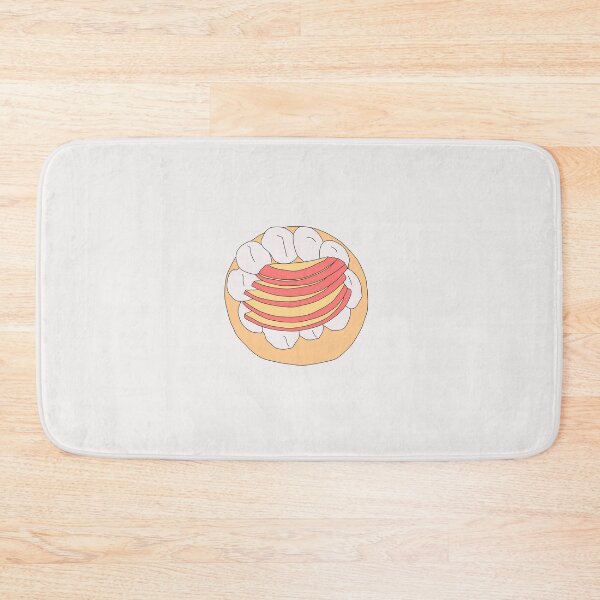 Item preview, Cake with apple slices and cream on top designed and sold by Eathusiast.