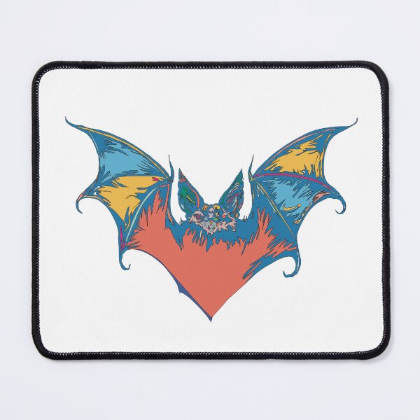 Item preview, Halloween Bat - Abstract Colourful Line Drawing No. 2 designed and sold by iampaulmorris.