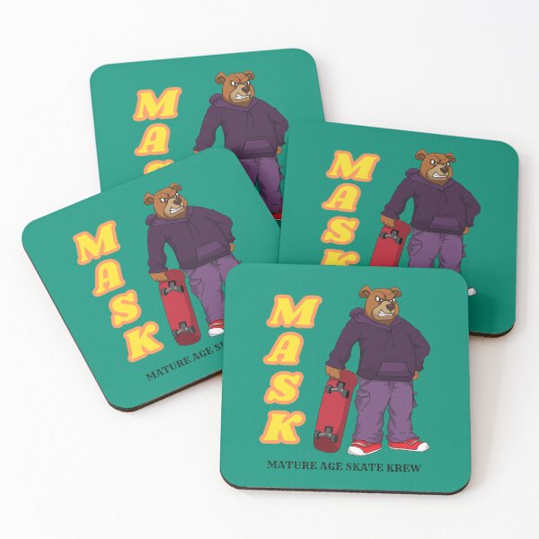 Item preview, M.A.S.K - Mature Age Skate Krew - Skateboard Bear designed and sold by uribely.