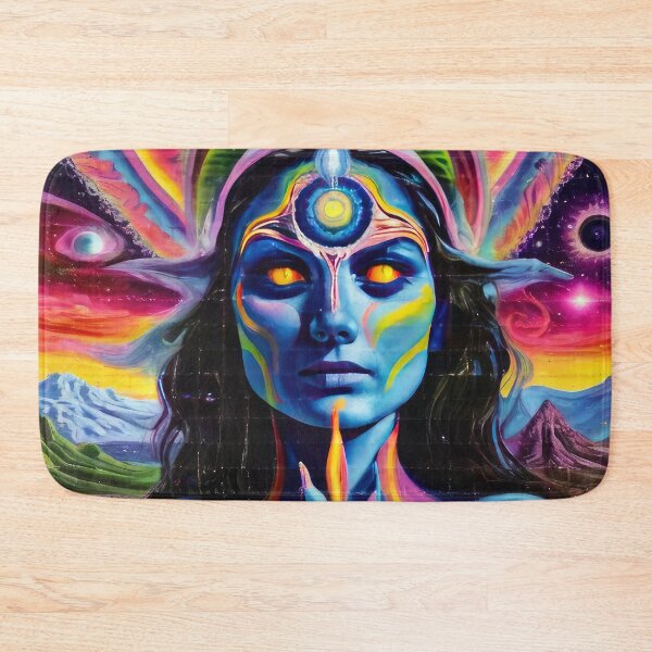 Item preview, Trippy blue goddess  designed and sold by Pepooteric.