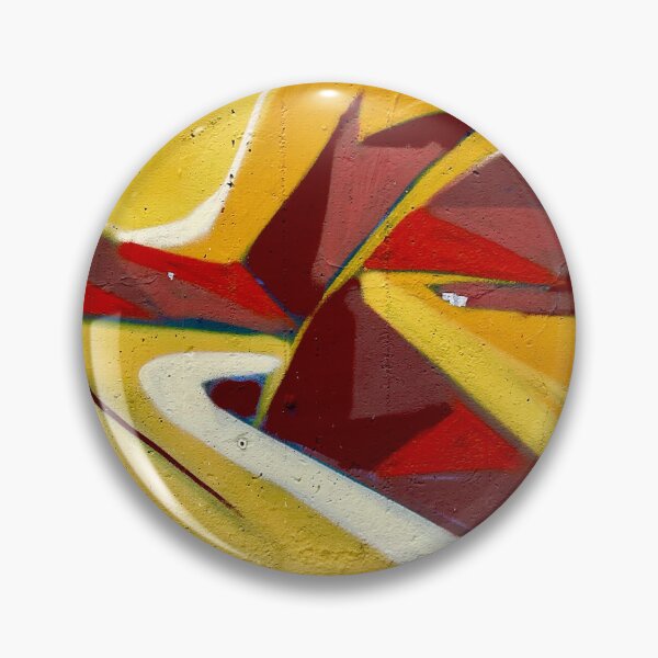 Item preview, Graffiti wall yellow red wall art  designed and sold by Tropical Blood.