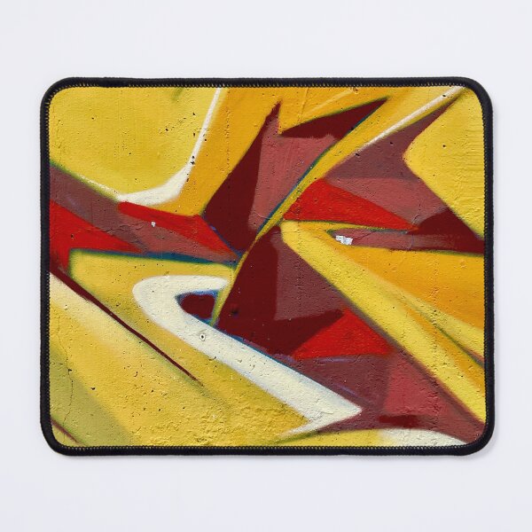 Item preview, Graffiti wall yellow red wall art designed and sold by Tropical Blood.