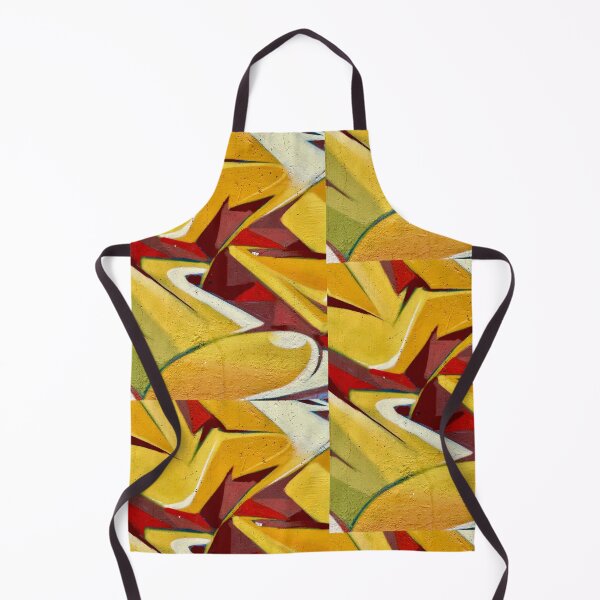 Item preview, Graffiti wall yellow red wall art designed and sold by Tropical Blood.