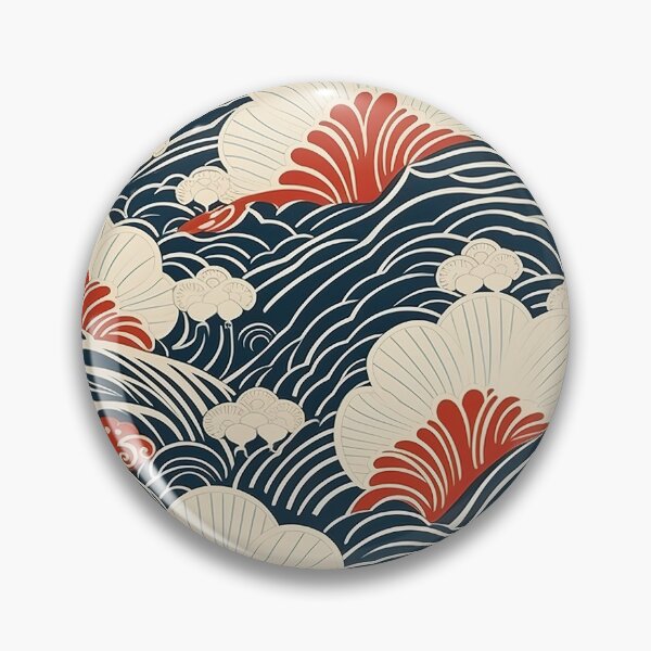 Item preview, Japanese inspired pattern designed and sold by Meeheemaha.