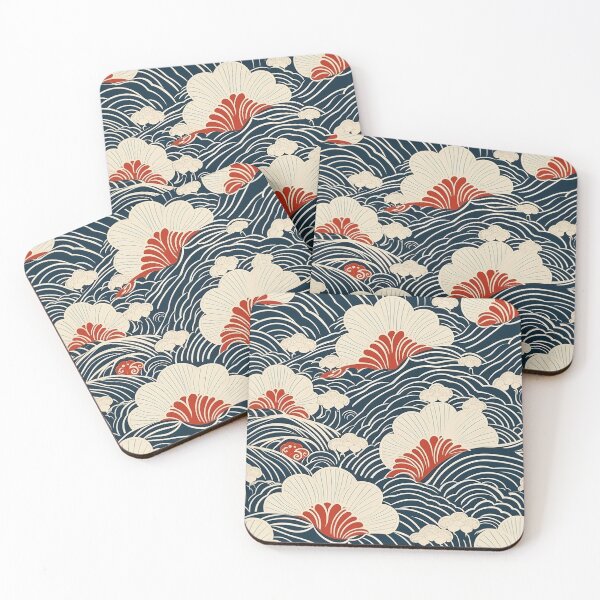 Item preview, Japanese inspired pattern designed and sold by Meeheemaha.